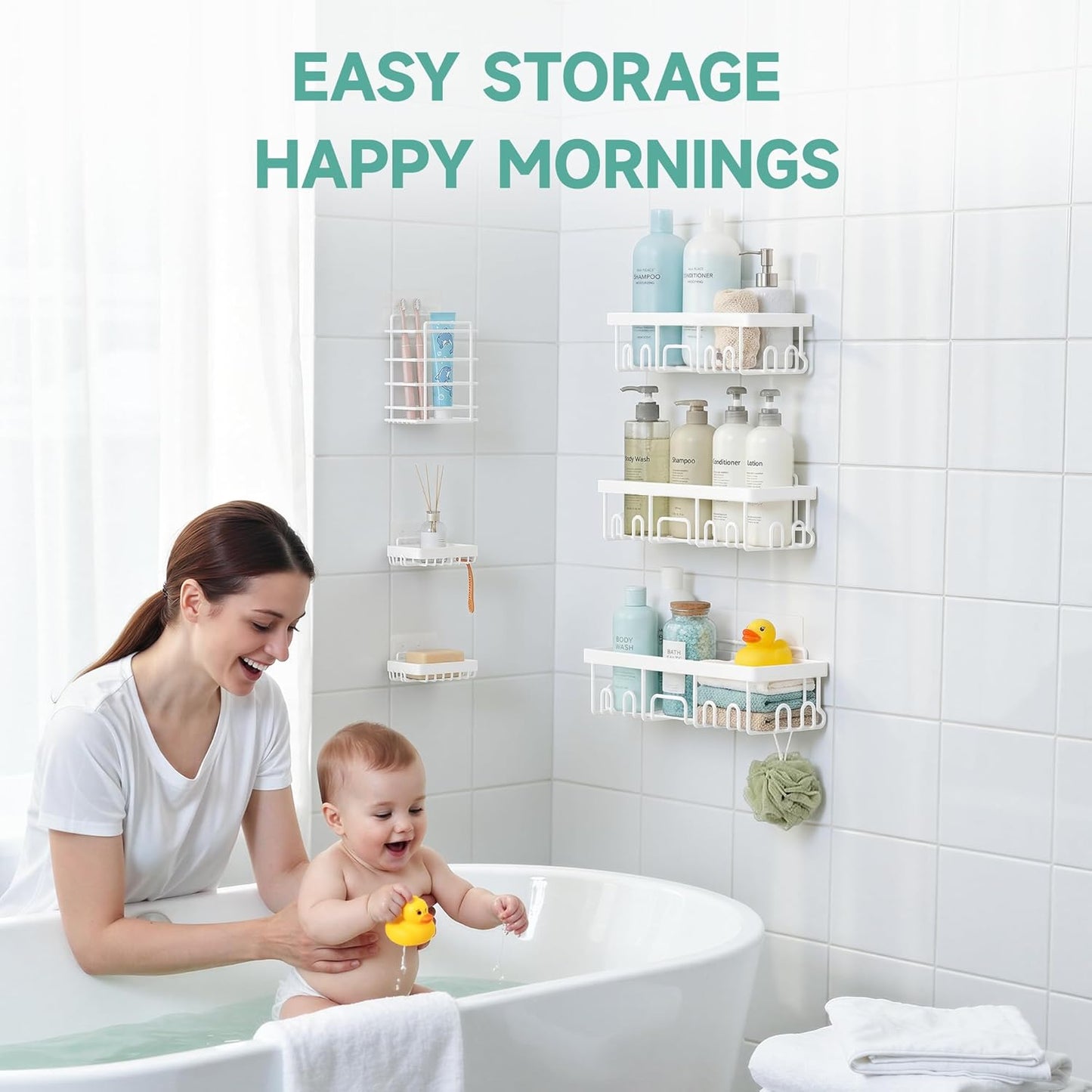🏠 Multi-Purpose Wall Organizer – Stylish & Practical Storage Solution