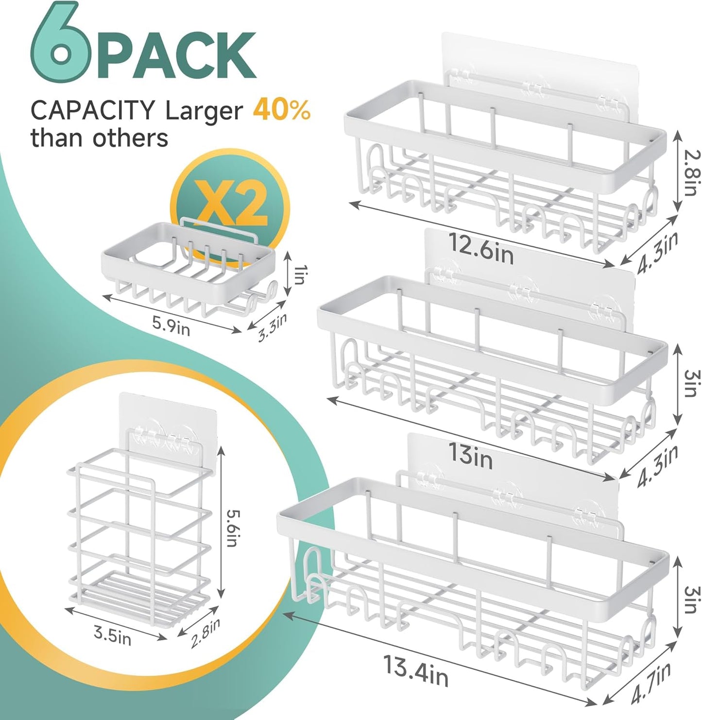 🏠 Multi-Purpose Wall Organizer – Stylish & Practical Storage Solution