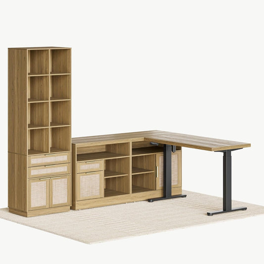 🌿 Stylish Adjustable Standing Bookshelf – Organize & Display in Style 📚